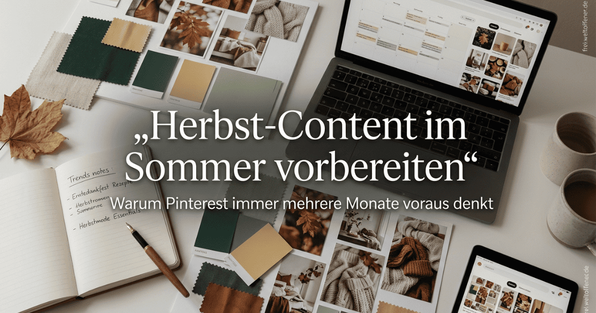 Pinterest Contentplanung für Herbst und Weihnachten mit Kalender, Moodboards und saisonaler Strategie