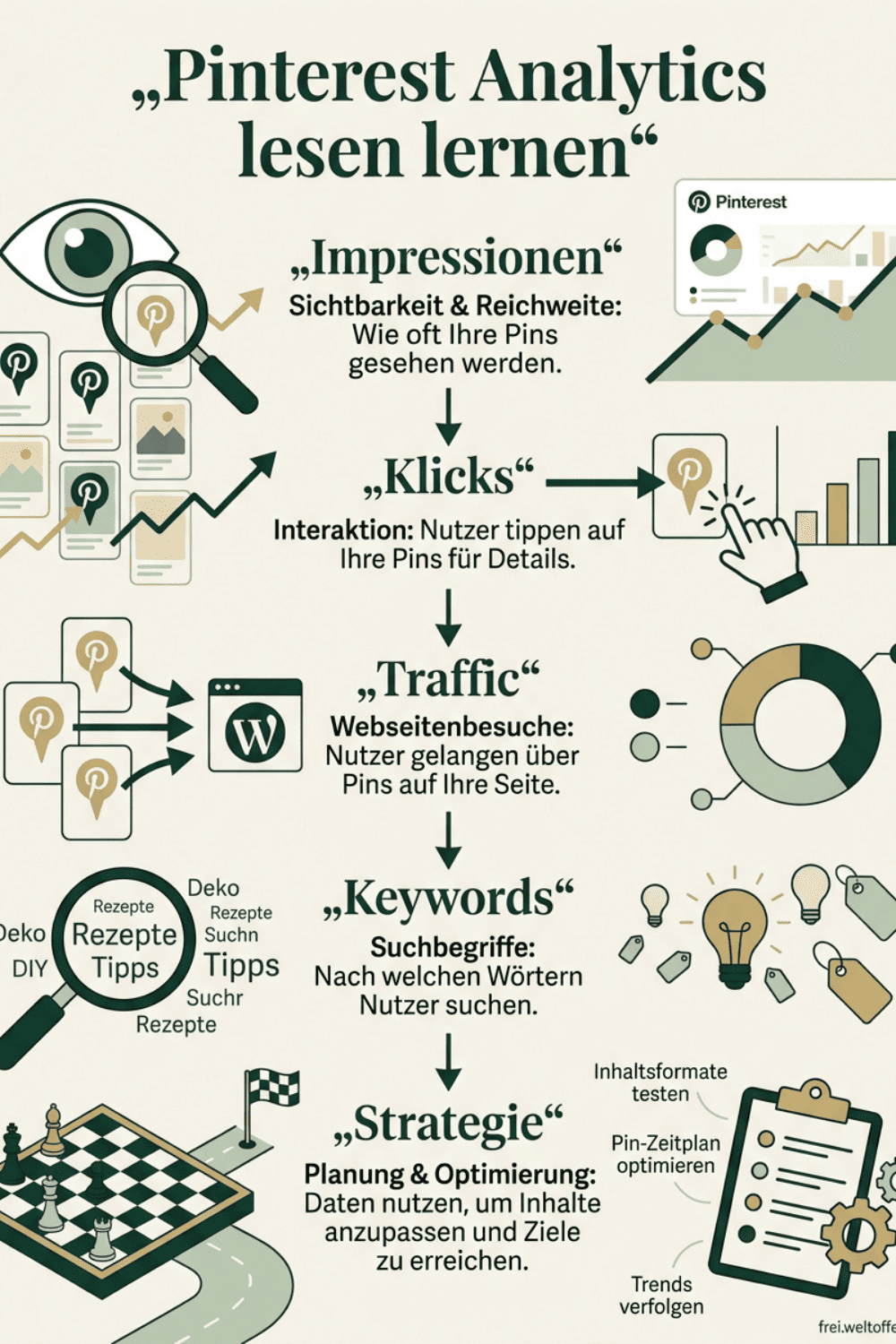 Pinterest Analytics wichtige Kennzahlen erklärt