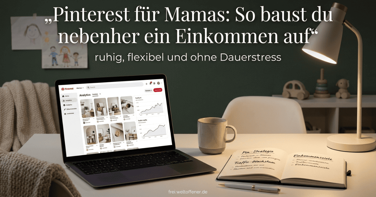Pinterest für Mamas Einkommen nebenher aufbauen