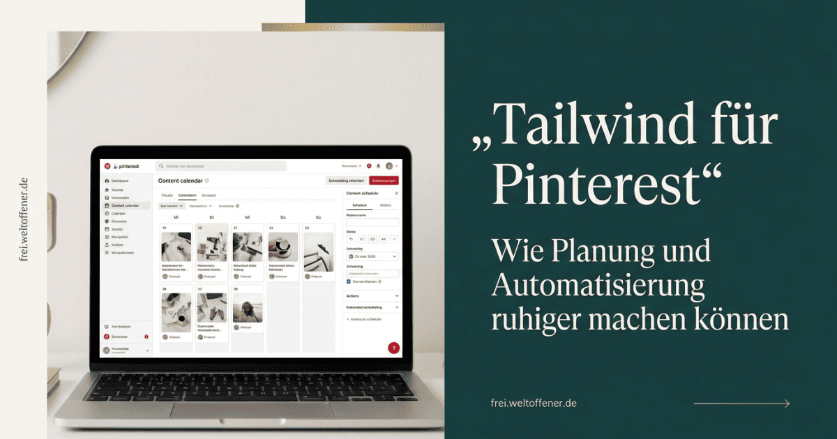 Tailwind für Pinterest nutzen und Pins planen