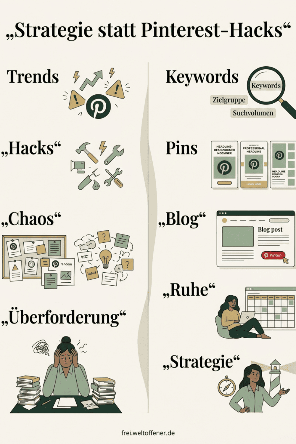Pinterest Strategie Fokus statt Hype